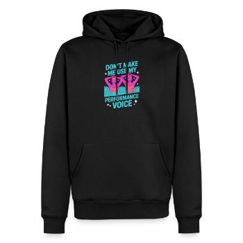 Natation synchronisée Natation artistique Sports nautiques - Sweat à capuche Premium bio Homme - noir - Devant - Nico (187cm)