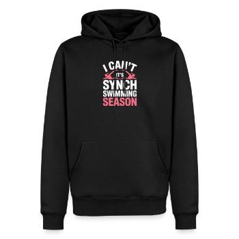 Synchronschwimmen Kunstschwimmen Wassersport - Männer Premium Bio Hoodie - Schwarz - Vorne - Nico (187cm)