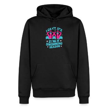 Synchronschwimmen Kunstschwimmen Wassersport - Männer Premium Bio Hoodie - Schwarz - Vorne - Nico (187cm)