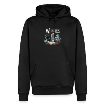 Les sorcières sont de retour Ordinateur portable - Sweat à capuche Premium bio Homme - noir - Devant - Nico (187cm)