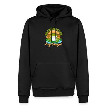 Frog Catcher Grandmaster Frog Snagger Frog - Männer Premium Bio Hoodie - Schwarz - Vorne - Nico (187cm)
