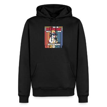 The king is here, now it's time to gamble. Unicorn game - Men’s Premium Organic Hoodie - black - Front - Nico (187cm)