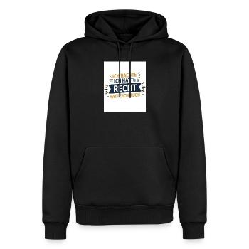 Je pensais que j’avais raison – je l’étais ! - Sweat à capuche Premium bio Homme - noir - Devant - Nico (187cm)