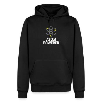Stolz - Männer Premium Bio Hoodie - Schwarz - Vorne - Nico (187cm)