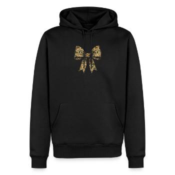 Camo Bow Jagdausrüstung Outdoor Abenteuer - Männer Premium Bio Hoodie - Schwarz - Vorne - Nico (187cm)