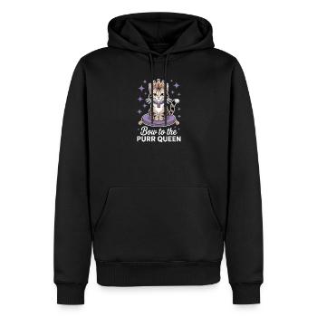 Katzen Spruch Katze Lustiges Katzen Geschenk - Männer Premium Bio Hoodie - Schwarz - Vorne - Nico (187cm)