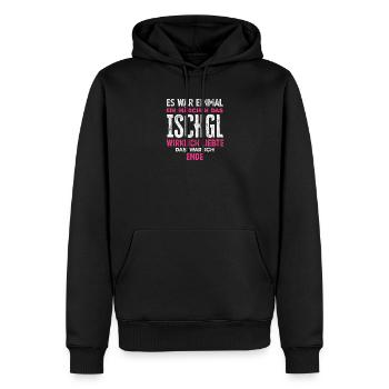 Lustiges Après Ski Ischgl Liebe Mädchen Alpen - Männer Premium Bio Hoodie - Schwarz - Vorne - Nico (187cm)