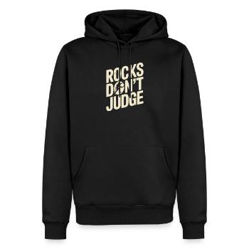Escalade Escalade en montagne Mousqueton Bloc - Sweat à capuche Premium bio Homme - noir - Devant - Nico (187cm)