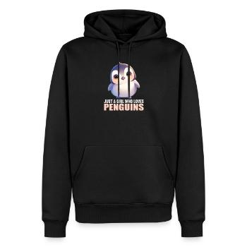 Pingouins Pingouin - Sweat à capuche Premium bio Homme - noir - Devant - Nico (187cm)