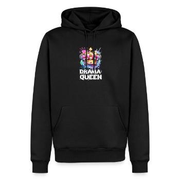 Königin Von Allem Mit Attitüde Und Stil - Men’s Premium Organic Hoodie - black - Front - Nico (187cm)