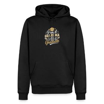 Stolze Oma 2026 Absolvent - Männer Premium Bio Hoodie - Schwarz - Vorne - Nico (187cm)