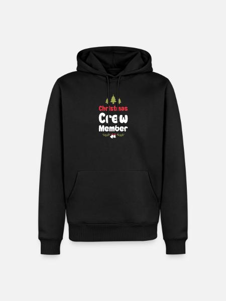 Weihnachten Crew Christmas - Men’s Premium Organic Hoodie - black