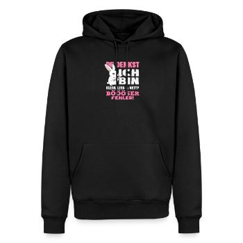 Bad mistake Little Rabbit - Men’s Premium Organic Hoodie - black - Front - Nico (187cm)