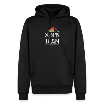 X-Mas Squad - Männer Premium Bio Hoodie - Schwarz - Vorne - Nico (187cm)