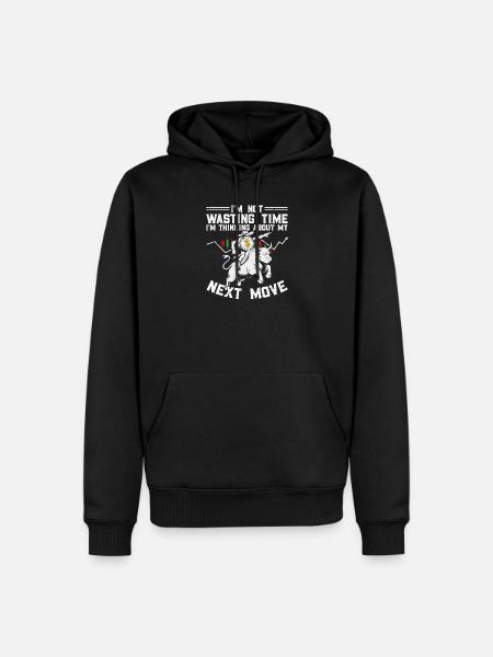 Trading Boursier Crypto Trader Boursier - Sweat à capuche Premium bio Homme - noir
