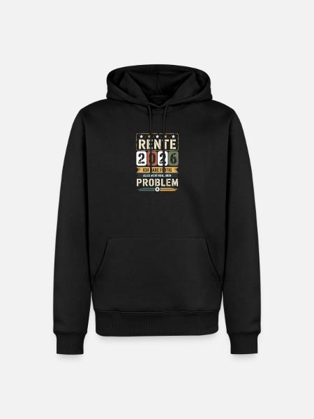 Pension 2026 I'm done - Men’s Premium Organic Hoodie - black