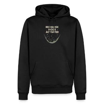Wilde Frau Spirituelle Weibliche Natur - Männer Premium Bio Hoodie - Schwarz - Vorne - Nico (187cm)