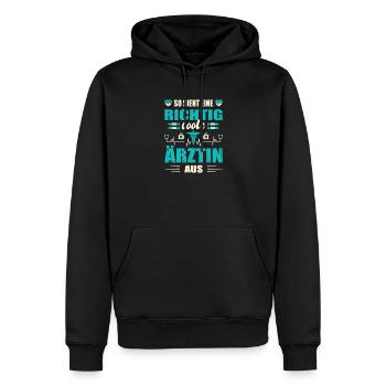 Pflegerin Geschenke Pflege Lustig Krankenpflegerin - Männer Premium Bio Hoodie - Schwarz - Vorne - Nico (187cm)