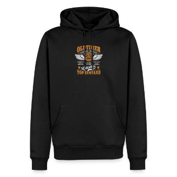 Oldtimer November 1995 | Geburtstag Geschenk - Männer Premium Bio Hoodie - Schwarz - Vorne - Nico (187cm)