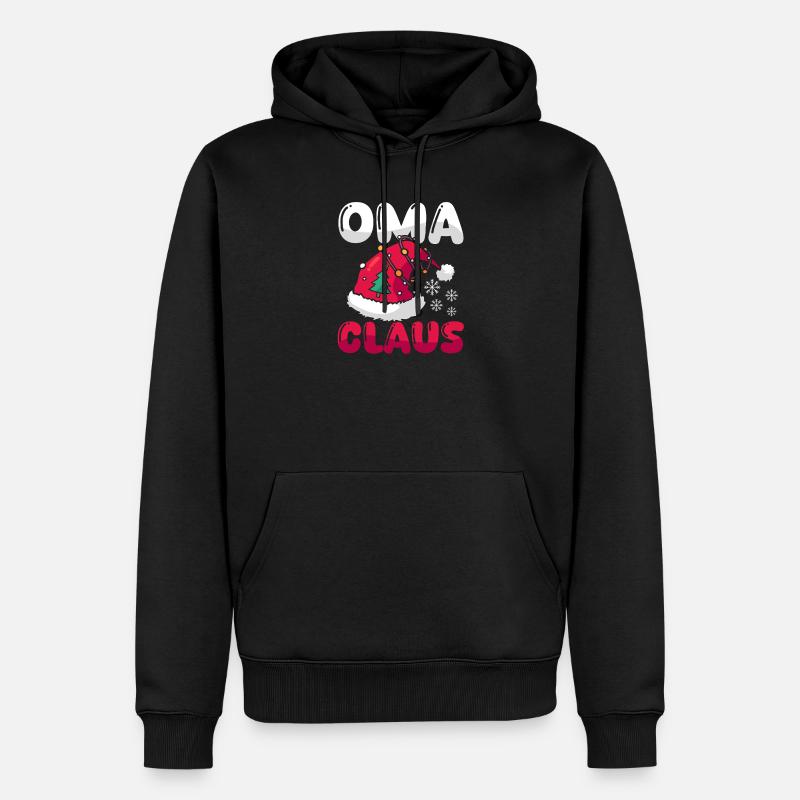 Noël Mère Mère Noël - Sweat à capuche Premium bio Homme - noir