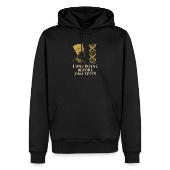 L’archéologie pharaonienne dans l’Égypte ancienne - Sweat à capuche Premium bio Homme - noir - Devant - Nico (187cm)