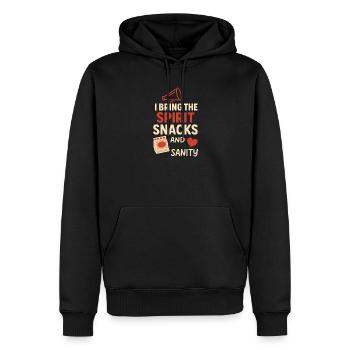 Cadeau du club de pom-pom girls - Sweat à capuche Premium bio Homme - noir - Devant - Nico (187cm)