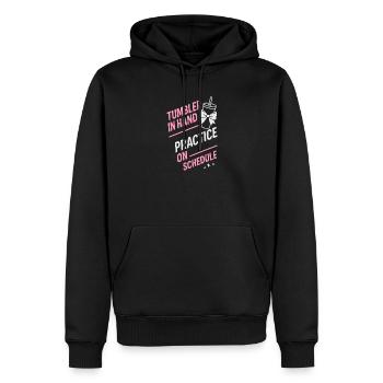 Cadeau du club de pom-pom girls - Sweat à capuche Premium bio Homme - noir - Devant - Nico (187cm)