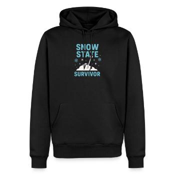 Kaltes Staatsleben Geschenk Eiskalte - Männer Premium Bio Hoodie - Schwarz - Vorne - Nico (187cm)
