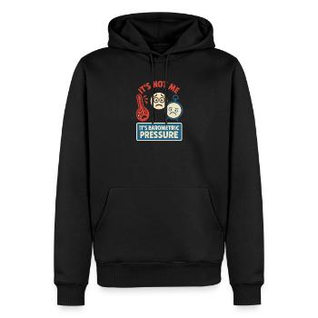 Wetter Drama Humor Geschenk Regen Schnee - Männer Premium Bio Hoodie - Schwarz - Vorne - Nico (187cm)