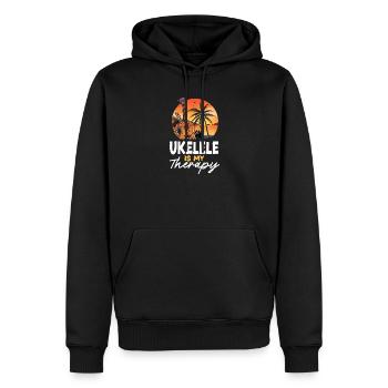 Hawaiian Ukulele Uke Ukulele Is My - Männer Premium Bio Hoodie - Schwarz - Vorne - Nico (187cm)