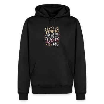 Cologne Home est là où le Dom est Cologne Carnaval Cologne - Sweat à capuche Premium bio Homme - noir - Devant - Nico (187cm)