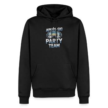 Après Ski Party Team Lunettes de Ski - Sweat à capuche Premium bio Homme - noir - Devant - Nico (187cm)