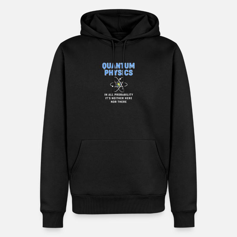 Quantensprung Quanten Physik Quantenphysik - Männer Premium Bio Hoodie - Schwarz