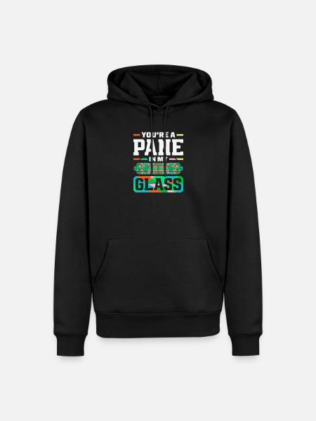 Buntglas-kunst Buntglas-künstler - Männer Premium Bio Hoodie - Schwarz