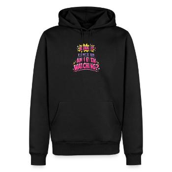 Anime-fangirl Schreit Anime-reaktion - Männer Premium Bio Hoodie - Schwarz - Vorne - Nico (187cm)