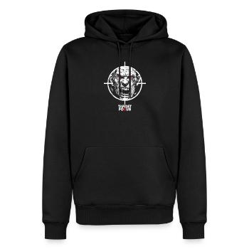 Egoshooter Target Focus Shooter Zombie Gaming Game - Men’s Premium Organic Hoodie - black - Front - Nico (187cm)