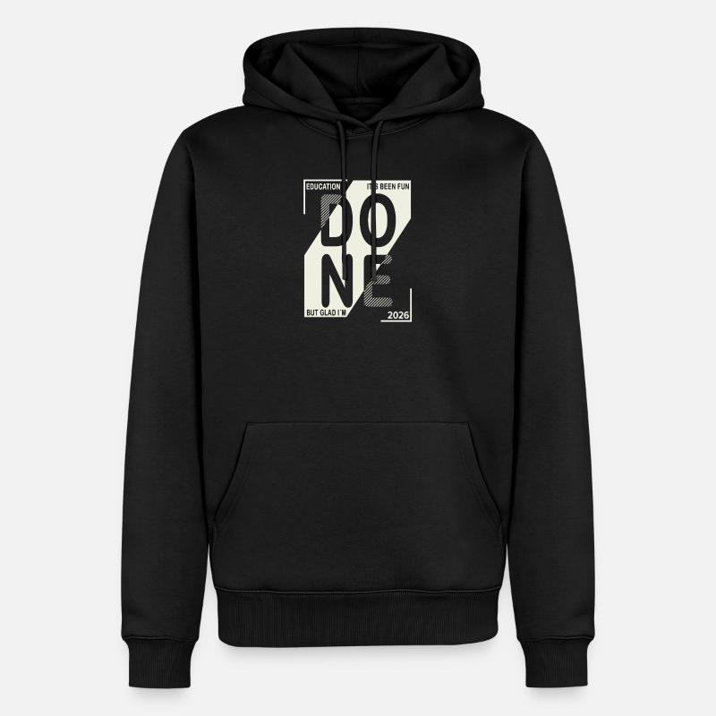 Done 2026 – Ausbildung geschafft Design - Männer Premium Bio Hoodie - Schwarz