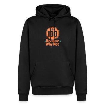 Spf Kultur Identität Hautpflege Humor - Männer Premium Bio Hoodie - Schwarz - Vorne - Nico (187cm)