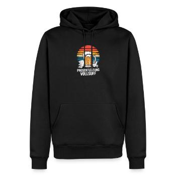  Prosektleitung Vollsuff Lustiger Bier Spruch Fuer - Männer Premium Bio Hoodie - Schwarz - Vorne - Nico (187cm)