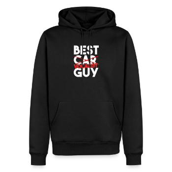 Meilleur chanteur de tous les temps Musicien chanteur drôle Love - Sweat à capuche Premium bio Homme - noir - Devant - Nico (187cm)