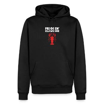 Hummer Meeresfrüchte Lobster Languste - Männer Premium Bio Hoodie - Schwarz - Vorne - Nico (187cm)