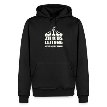Zirkusleitung - Nicht meine Affen - Männer Premium Bio Hoodie - Schwarz - Vorne - Nico (187cm)