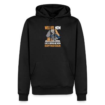 Welder Saying Gifts for Metalworkers - Men’s Premium Organic Hoodie - black - Front - Nico (187cm)