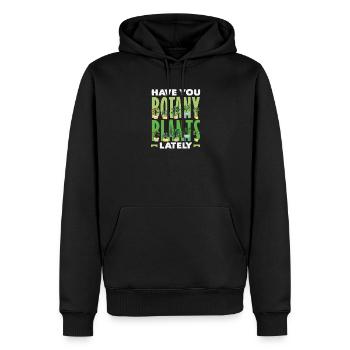 Boatic Boatany Pflanzenliebhaber Gartenarbeit - Männer Premium Bio Hoodie - Schwarz - Vorne - Nico (187cm)