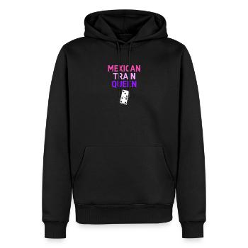 Domino Mexican Train - Männer Premium Bio Hoodie - Schwarz - Vorne - Nico (187cm)