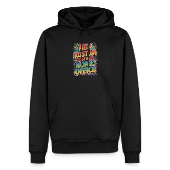 Le costume se trouve dans le bureau du carnaval du bureau principal - Sweat à capuche Premium bio Homme - noir - Devant - Nico (187cm)