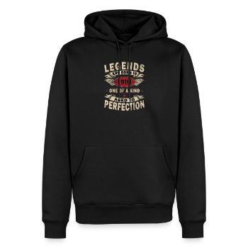 Original 1991 Millésime 1991 Anniversaire rétro 1991 - Sweat à capuche Premium bio Homme - noir - Devant - Nico (187cm)
