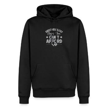 Anesthesiologist Naps Can´t Afford Anesthesia - Männer Premium Bio Hoodie - Schwarz - Vorne - Nico (187cm)