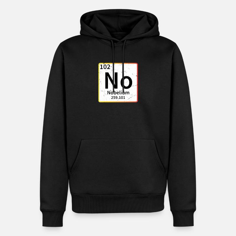 Pas de tableau périodique de chimie - Sweat à capuche Premium bio Homme - noir