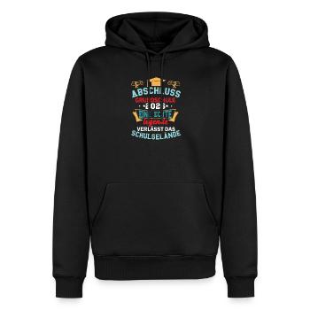 Graduation from primary school in 2026 Legend leaves - Men’s Premium Organic Hoodie - black - Front - Nico (187cm)
